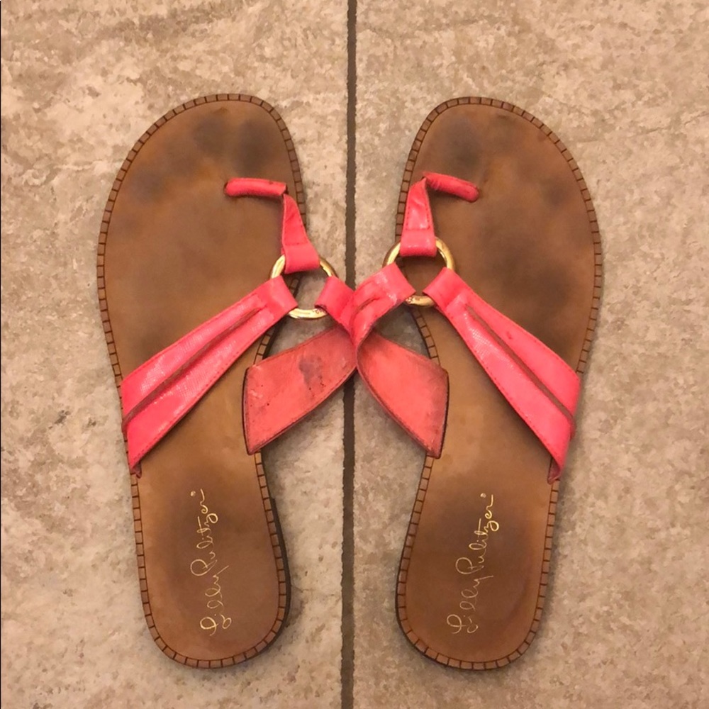 Lilly neon pink sandal